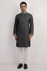 Men Premium Panjabi (Brownish grey)